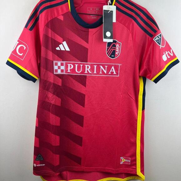 St. Louis City FC Size M MLS Adidas Authentic Home Jersey - 23/24 Kit - NWT - Picture 1 of 9